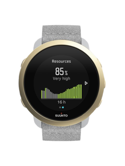 SUUNTO - SUUNTO 3 PEBBLE WHITE LIGHT GOLD - Prosport.lt